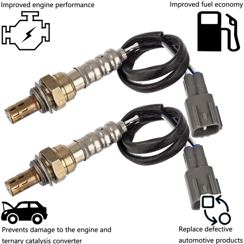 Dropwater 1 Pair Downstream Rear O2 Oxygen Sensor Replacement for Toyota 2007 2008 2009 4Runner,2006-2005 Tundra 4.0L 4.7L Replaces#234-4260 15104 75-3526 ES20326 24453,Set of 2pcs - Image 4